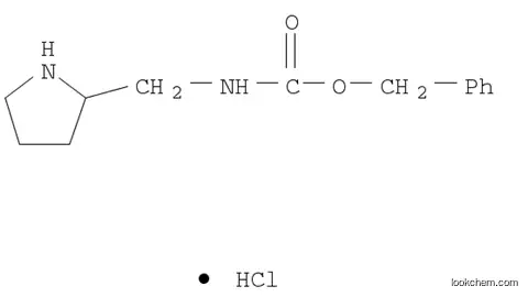 Molecular Structure of 1179361-55-7 (2-(Cbz-AMINOMETHYL)PYRROLIDINE-HCl)